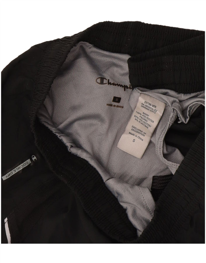 Champion Pantalones Cortos Deportivos Para Hombre Pequeño Poliéster Negro