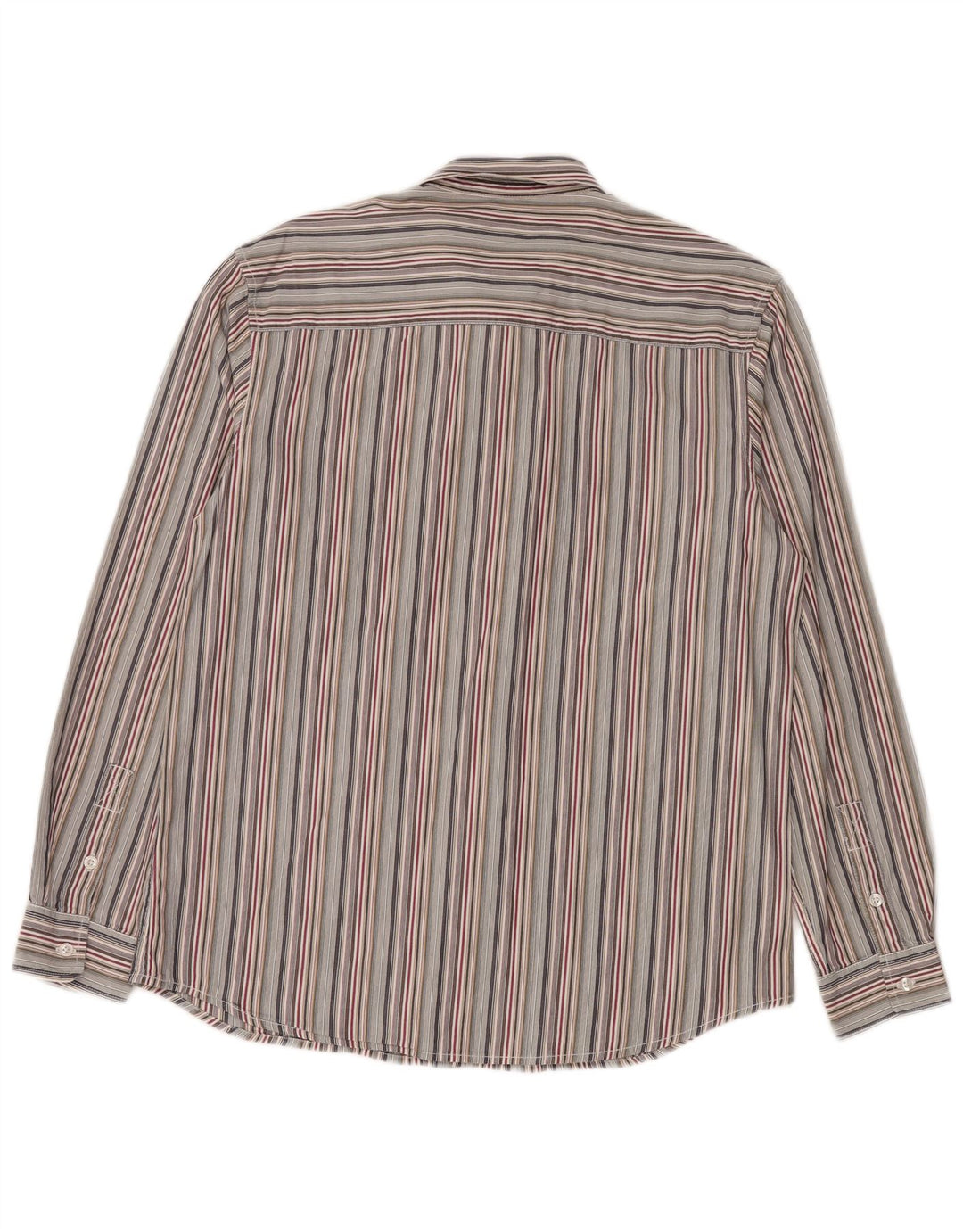 Wrangler Camisa De Hombre Grande De Algodón A Rayas Multicolores