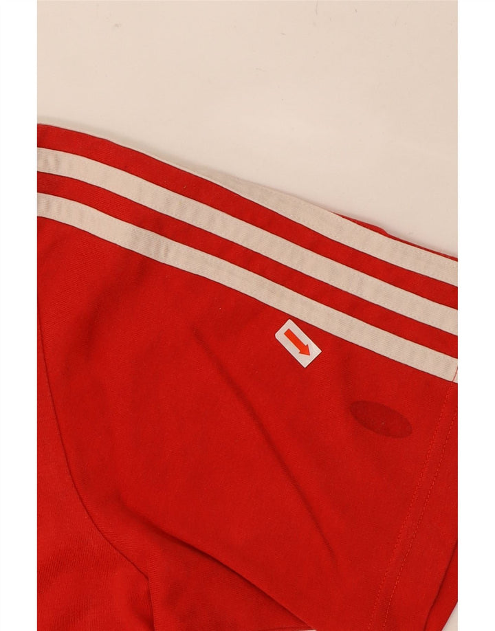 ADIDAS Mens T-Shirt Top Small Red Cotton Vintage Adidas and Second-Hand Adidas from Messina Hembry 