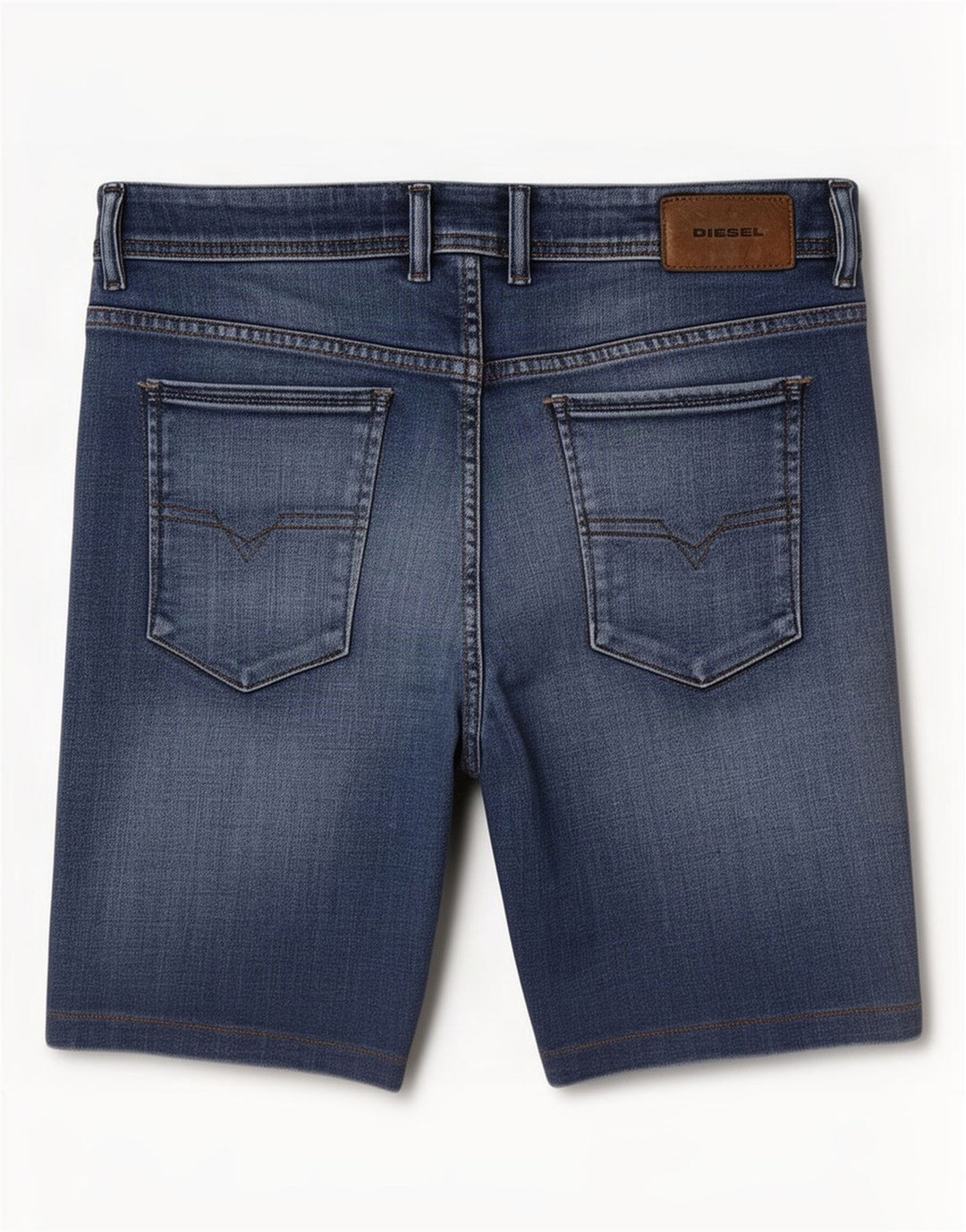 Diesel Hombre Sleenker Shorts De Mezclilla W33 Azul Medio