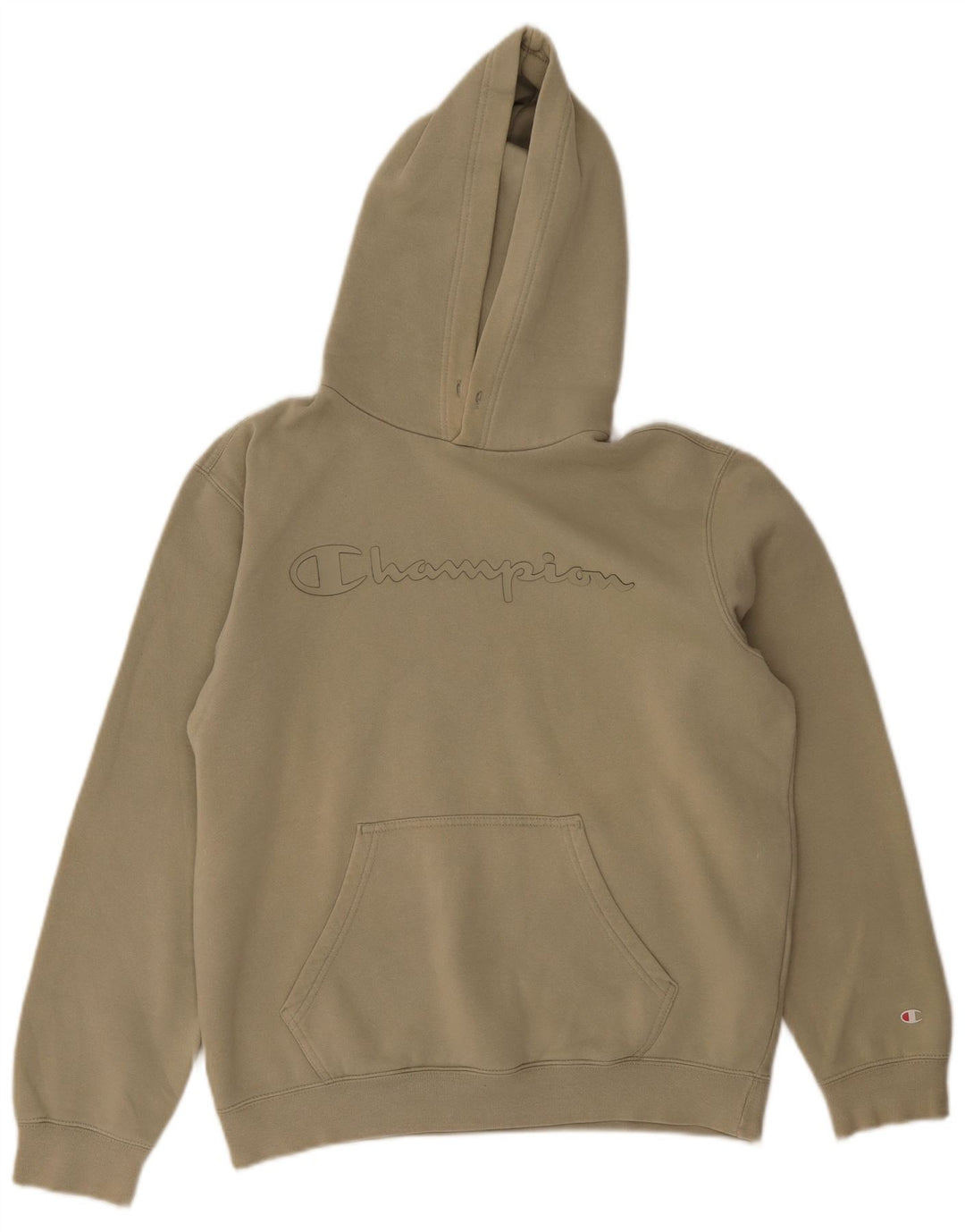 Champion Sudadera Con Capucha Gráfica De Algodón Caqui Medio