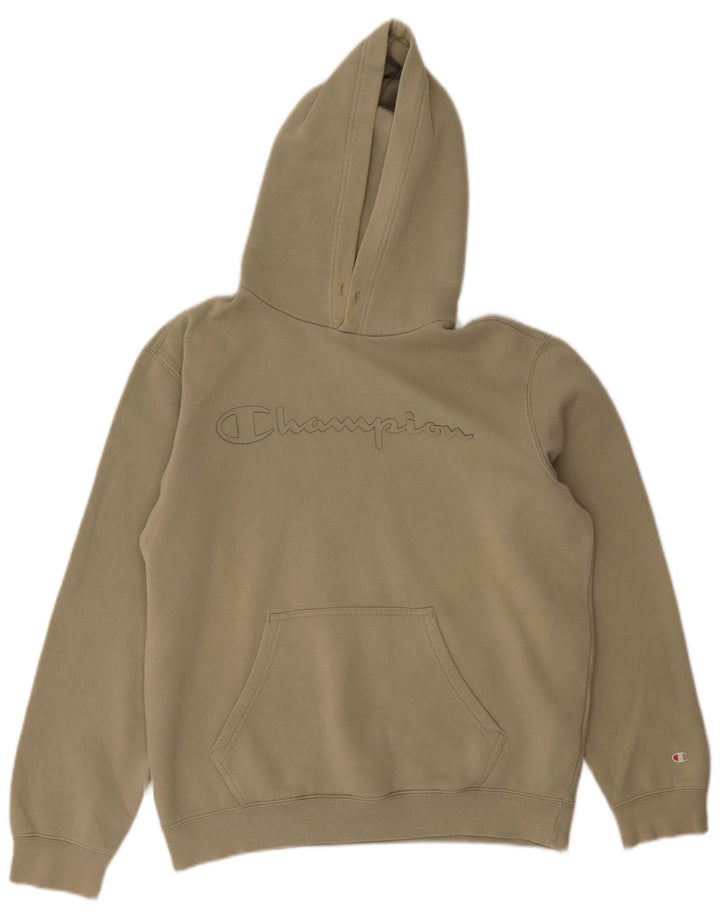 Champion Sudadera Con Capucha Gráfica De Algodón Caqui Medio