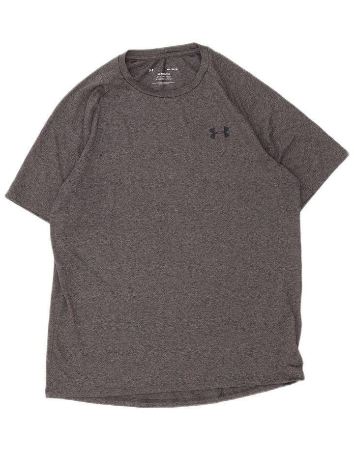 Camiseta Under Armour Hombre Top Poliéster moteado gris medio