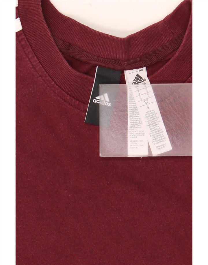 ADIDAS Camiseta Hombre Top Small Granate Algodón