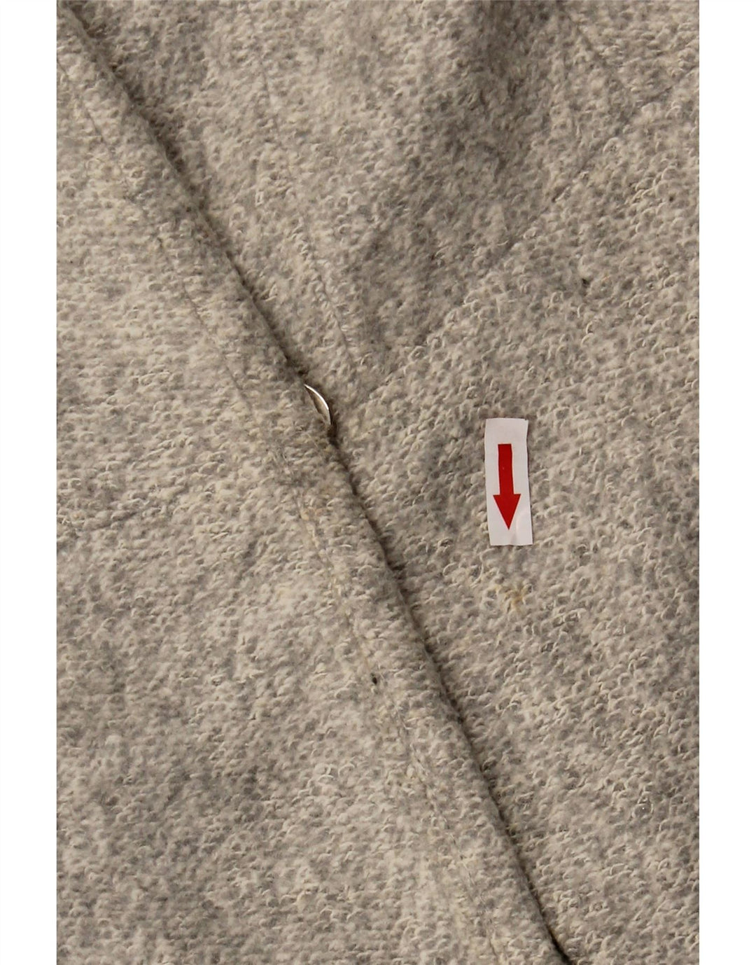 Zara Mujer Abrigo UK 44 Grande Poliéster Gris