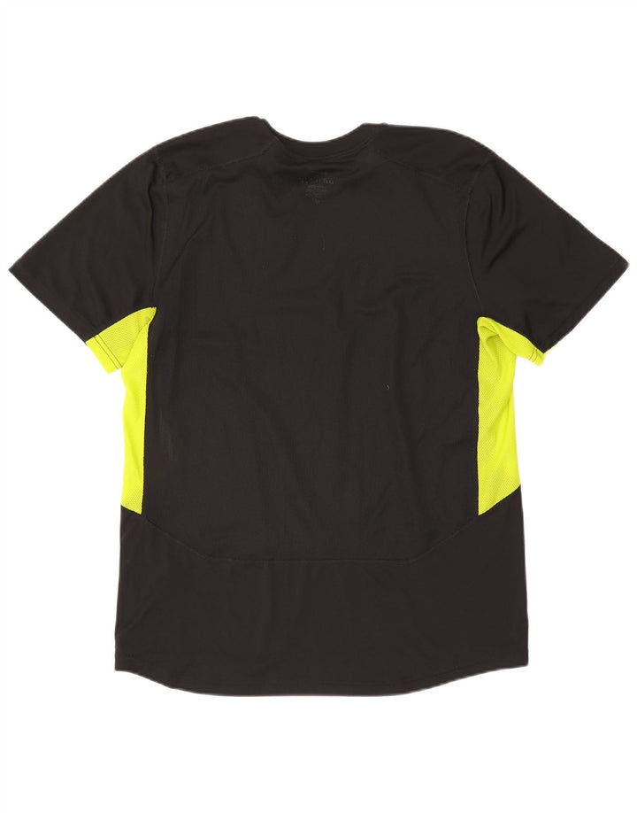 Camiseta Nike Dri Fit para hombre, talla grande, color negro, poliéster