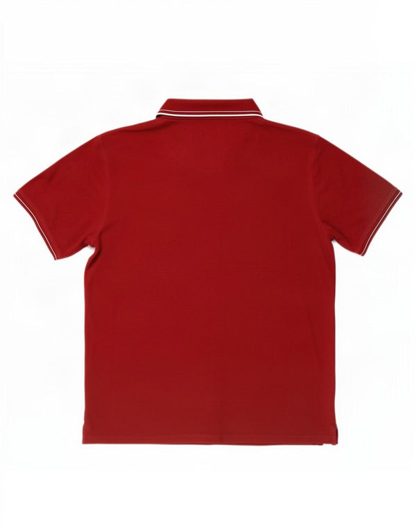 Lyle & Scott Polo para hombre 2XL Algodón rojo