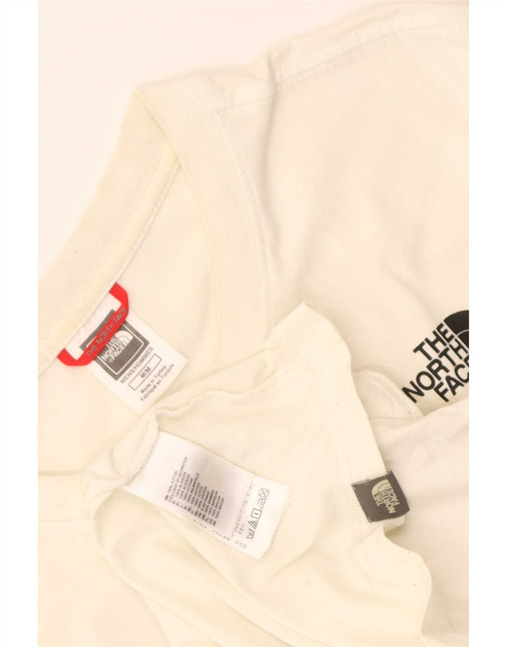 The North Face Camiseta gráfica para hombre Top Medium White Cotton