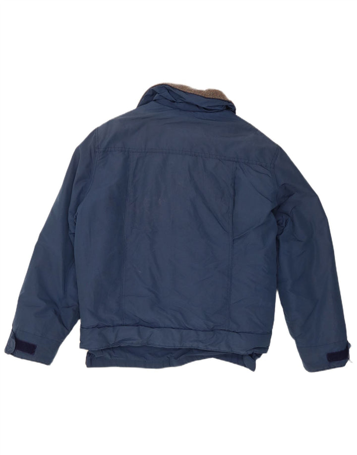 Woolrich Chaqueta Bomber para Hombre UK 40 Grande Algodón Azul Marino