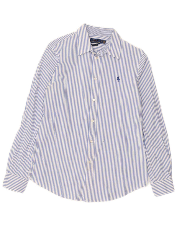 Polo Ralph Lauren Camisa slim fit para niño 9-10 años Algodón azul a rayas