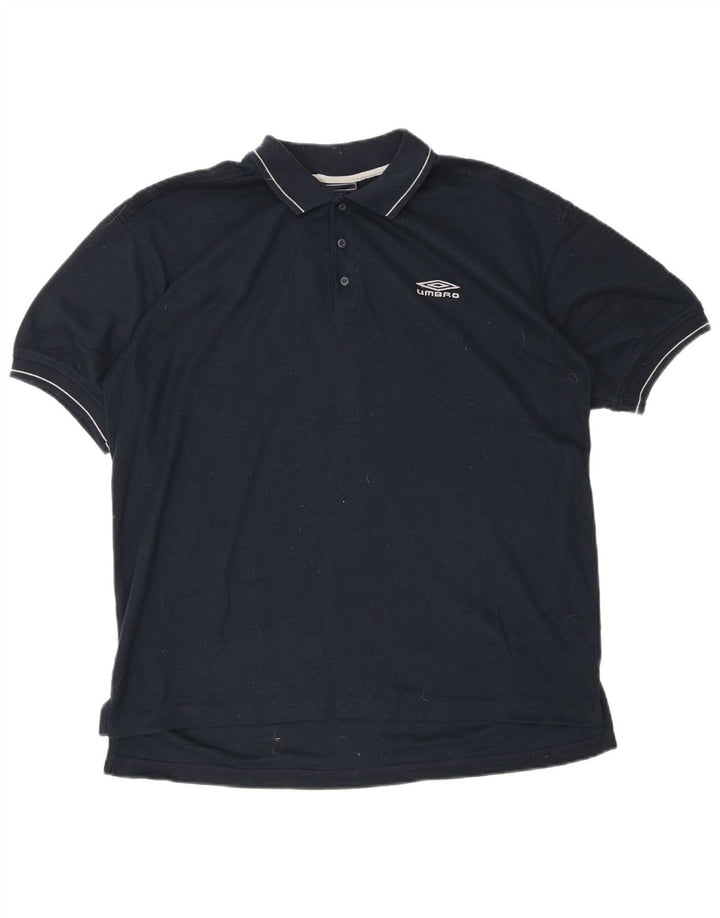 Polo Umbro Hombre Grande Poliéster Azul Marino
