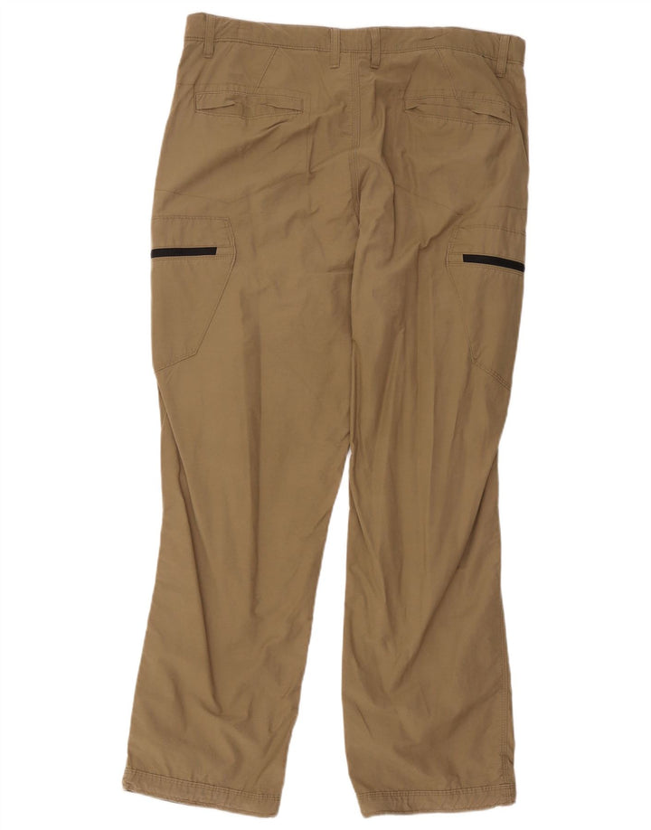 Marks & Spencer Pantalones cargo de corte regular para hombre W36 L31 Algodón beige