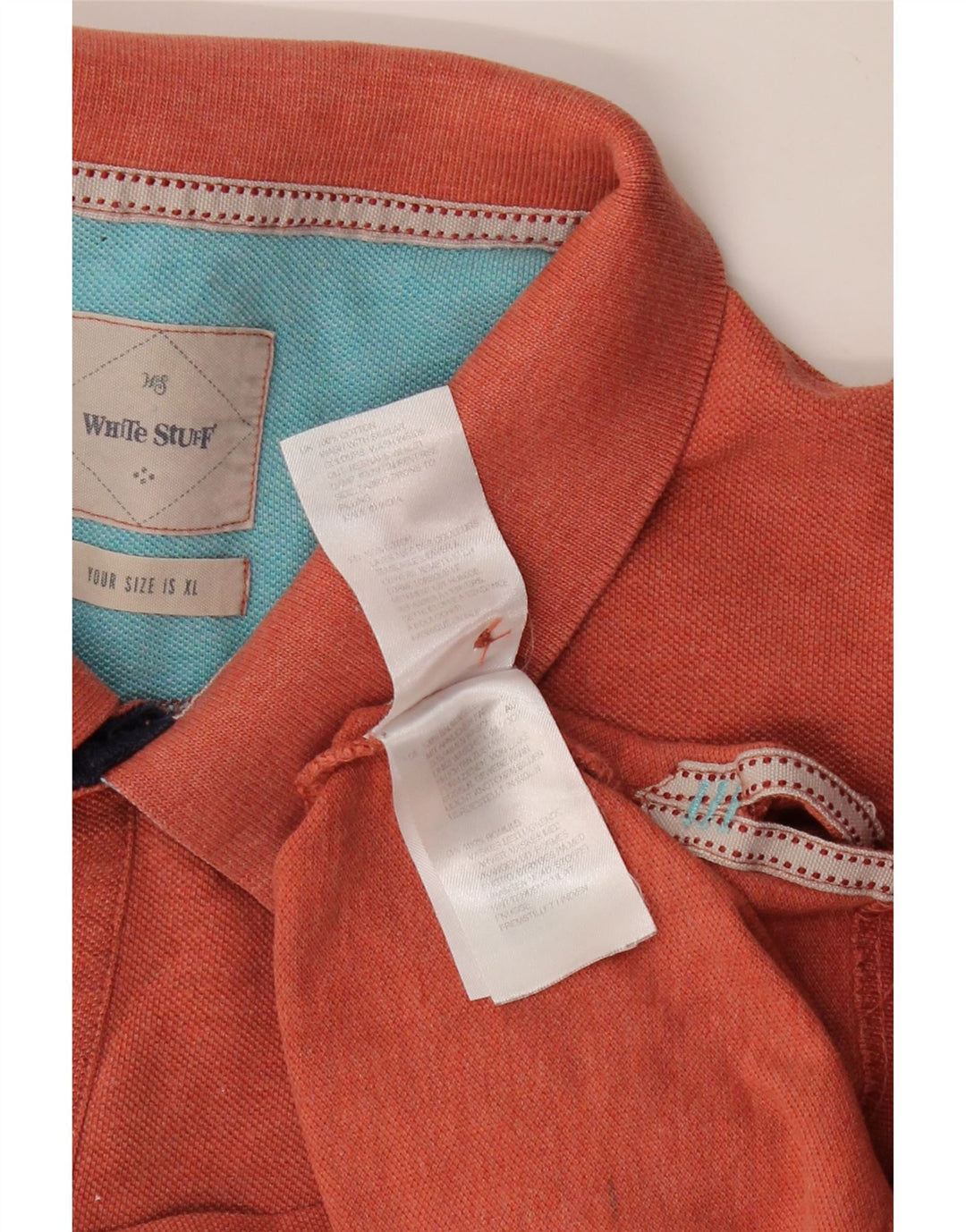 WHITE STUFF Polo para hombre XL Granate Algodón