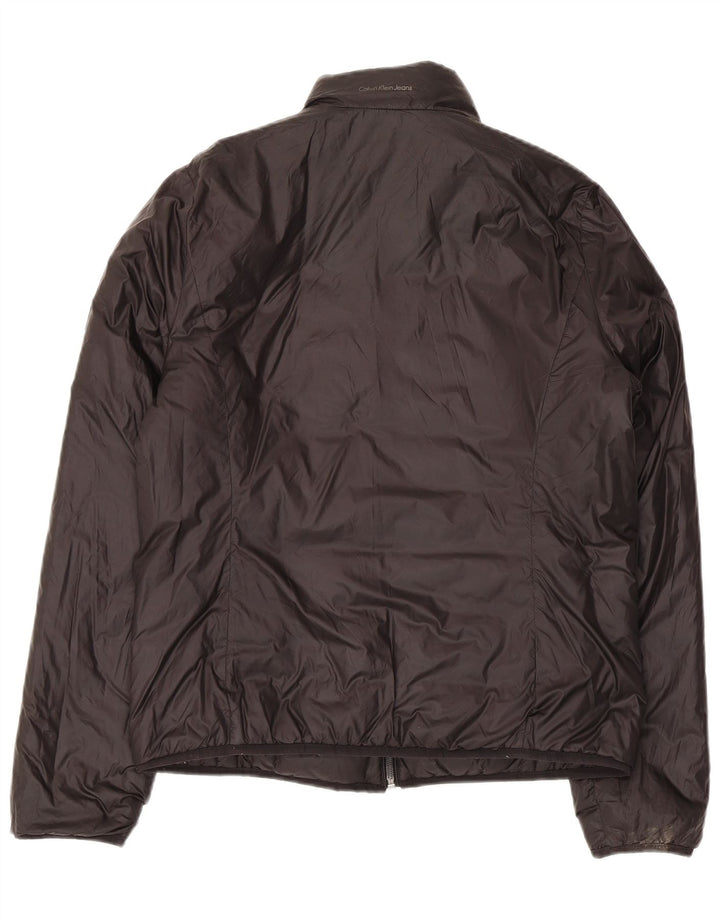 Calvin Klein Jeans Chaqueta reversible para mujer UK 44 Mediana Poliamida negra