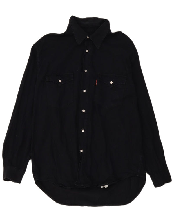 Camisa Vaquera Carrera Hombre Talla 43/44 XL Negro