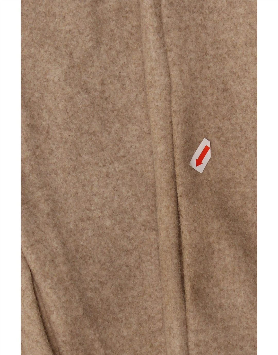 Zara Mujer Abrigo UK 46 Grande Poliéster Beige