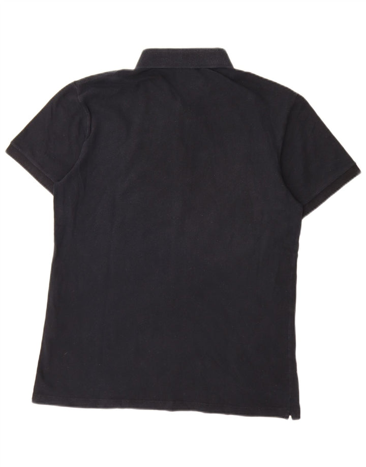 Fred Perry Polo Para Hombre Grande Azul Marino Algodón