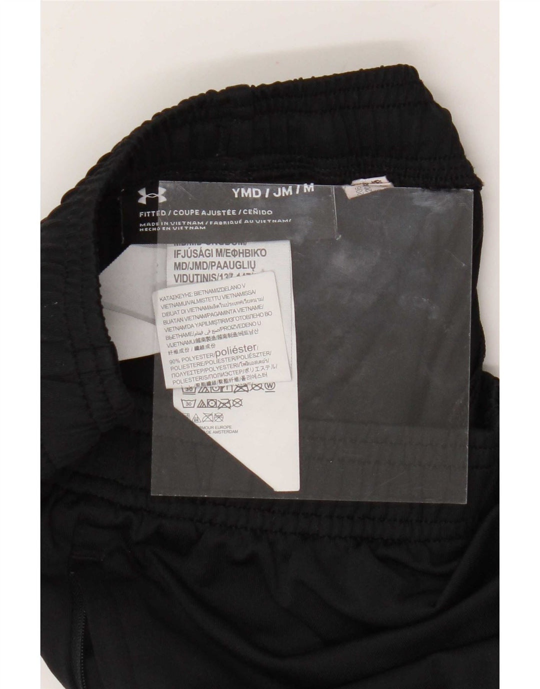 Under Armour Pantalones de chándal para niño 9-10 años Mediano Negro Poliéster