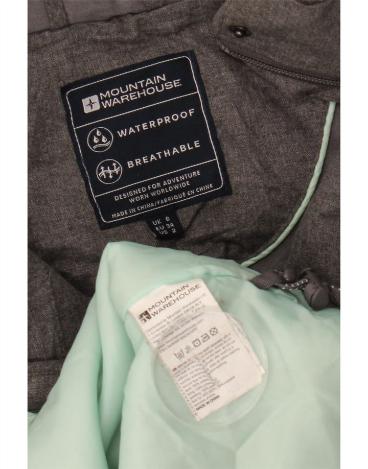 Chaqueta cortavientos extragrande para mujer de Mountain Warehouse UK 6 XS Gris