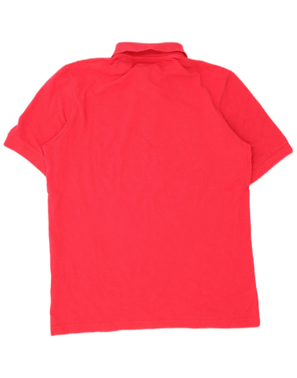 Polo Kappa Hombre Grande Rosa Algodón