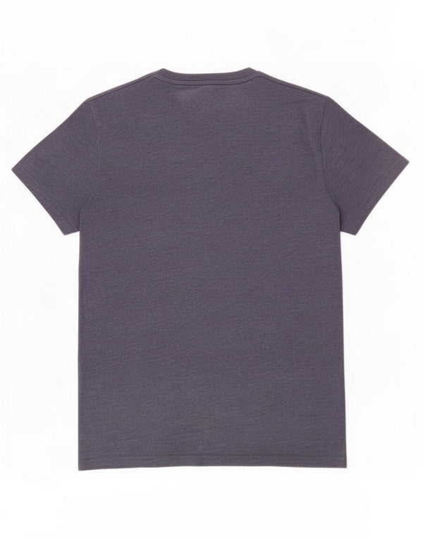 Superdry Camiseta con gráfico japonés para hombre, parte superior de algodón azul marino mediano