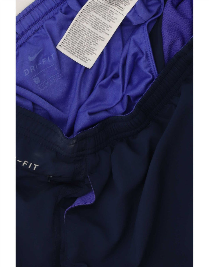 Nike - Pantalones cortos deportivos Dri Fit para hombre, poliéster, color morado, talla grande