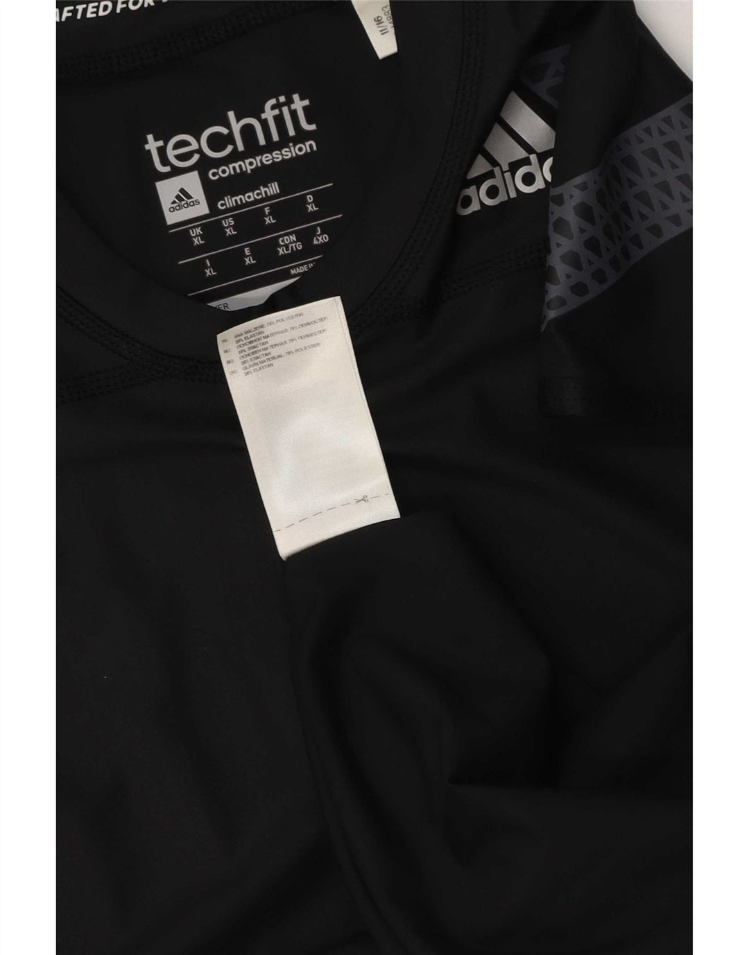 Adidas Hombre Climachill Chaleco Top XL Negro Poliéster