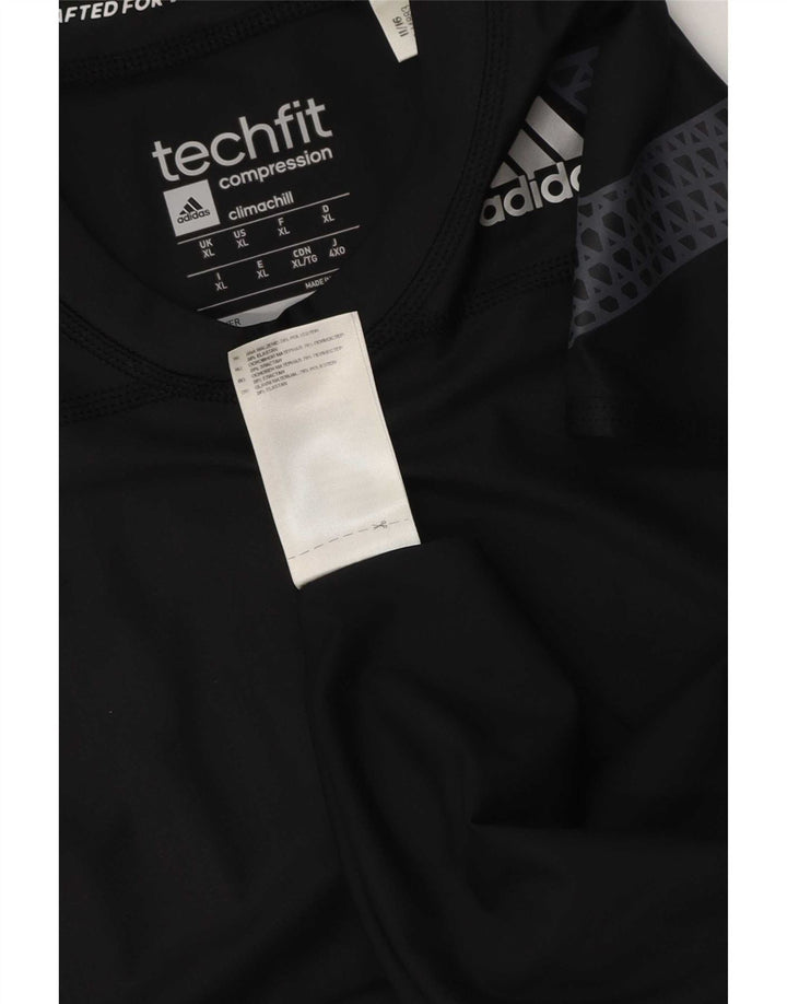 Adidas Hombre Climachill Chaleco Top XL Negro Poliéster
