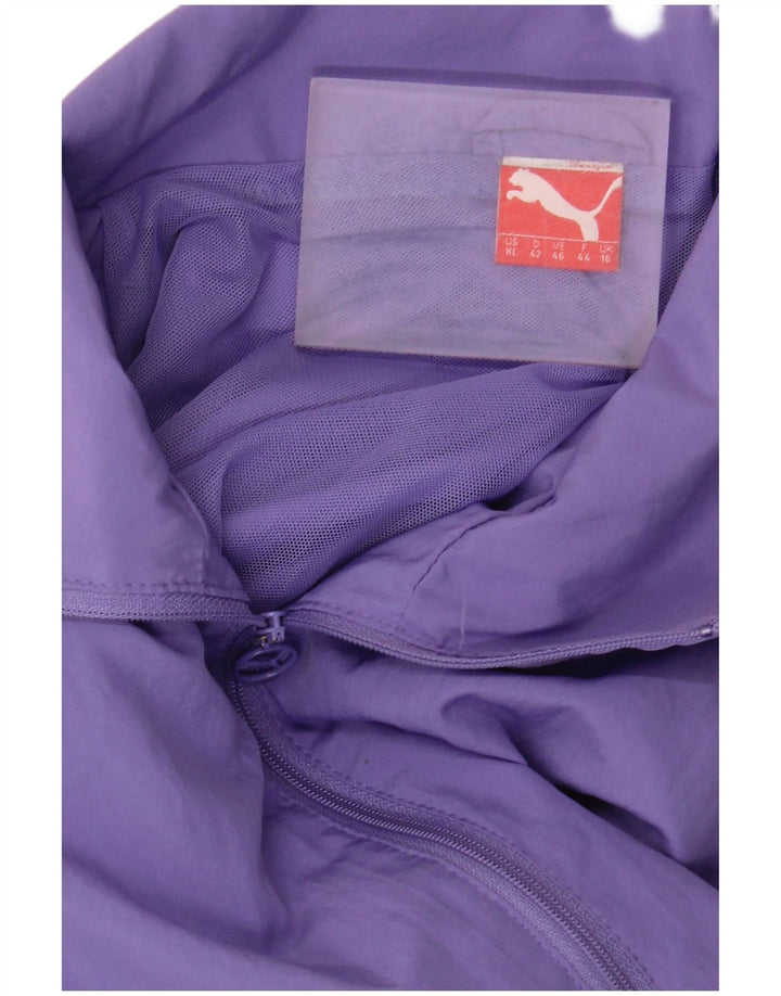 Puma - Chaqueta de chándal para mujer, talla 40, color morado