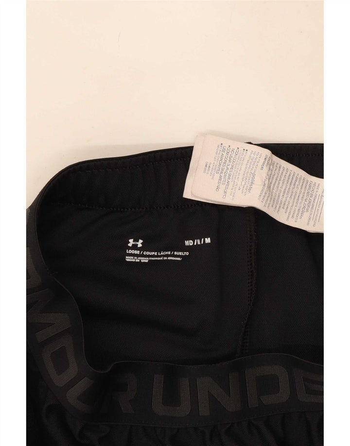 Under Armour Pantalones cortos deportivos con gráficos para hombre Poliéster negro mediano