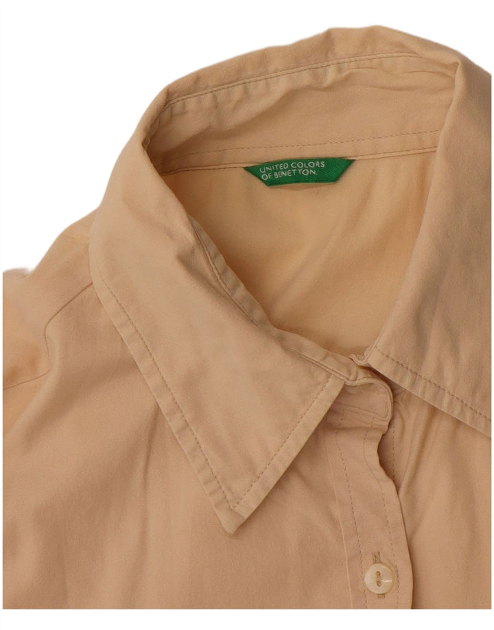 Camisa Benetton Mujer ES 42 Medio Beige