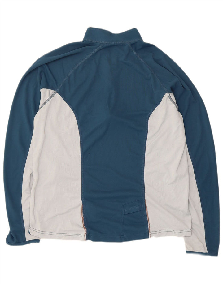 Berghaus Mujer Jersey Chándal Top UK 40 Grande Azul Colorblock