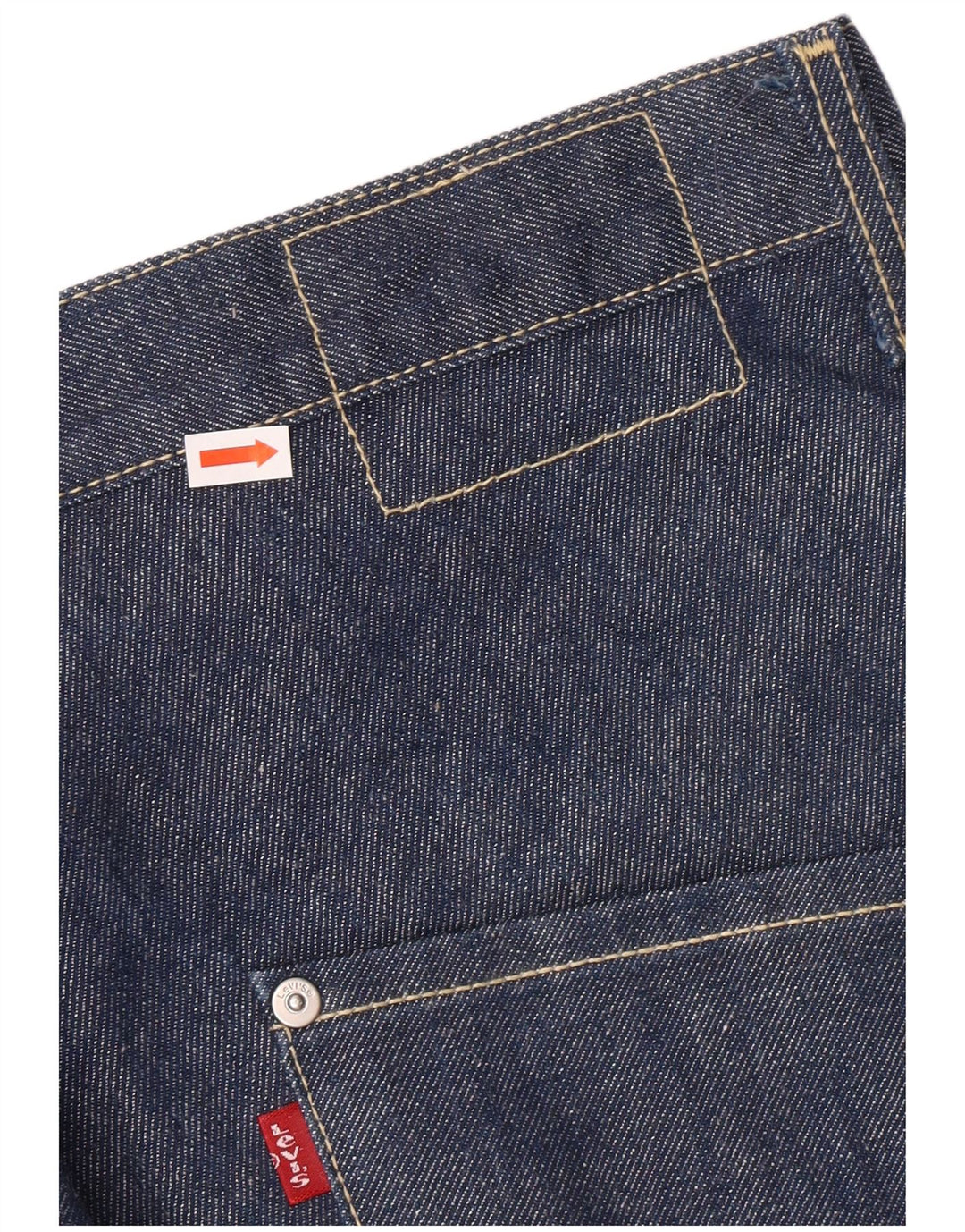 LEVI'S Jeans rectos 501 para hombre W32 L30 Azul Algodón Clásico