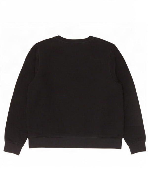 Wrangler Sudadera gráfica para mujer Jumper UK 46 Large Algodón negro