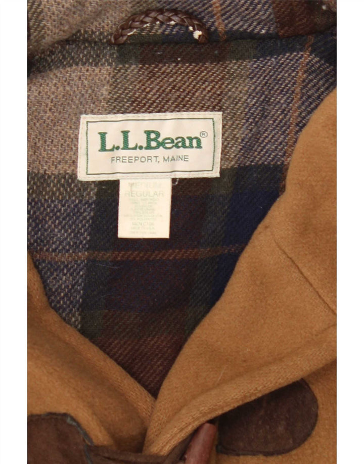 L.L.Bean Trenca con capucha para hombre UK 38 Lana beige mediana