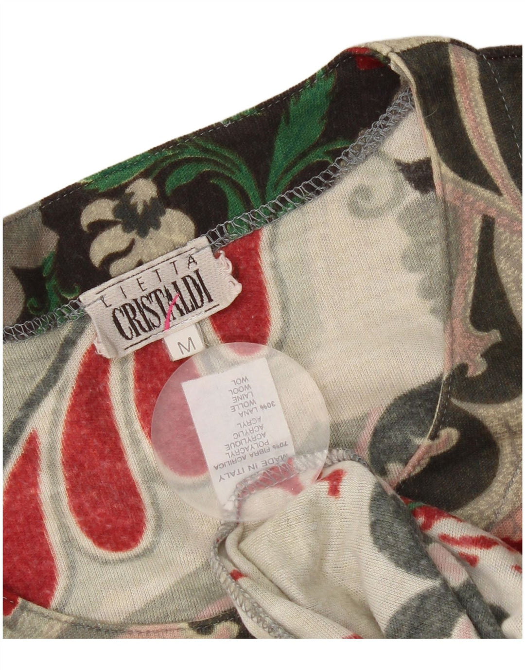 Cristaldi Blusa holgada para mujer UK 44 Mediana Multicolor Floral