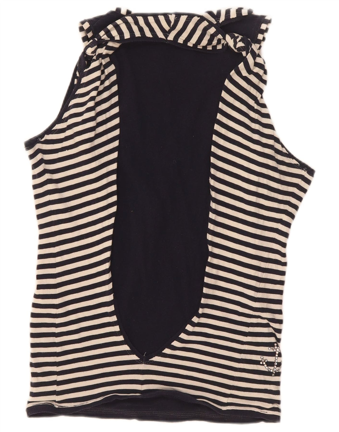 Max & Co. Top sin mangas para mujer UK 40 Mediano Rayas negras