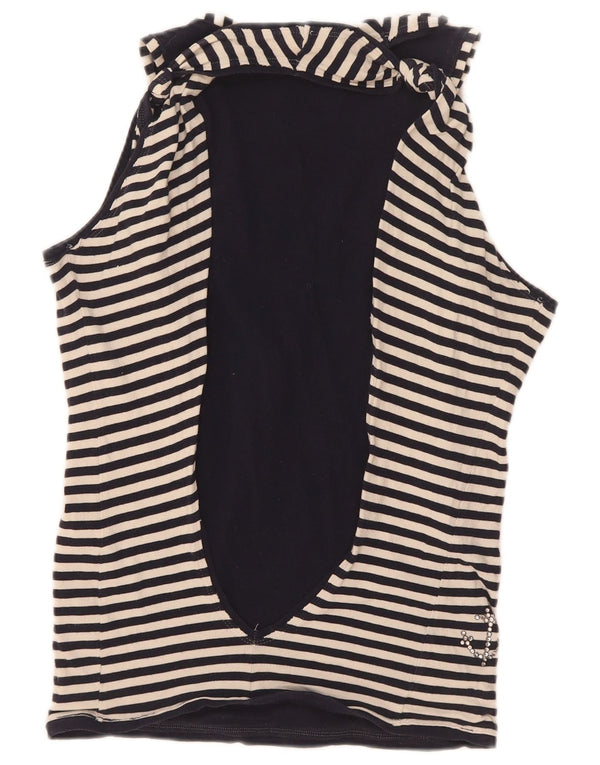Max & Co. Top sin mangas para mujer UK 40 Mediano Rayas negras