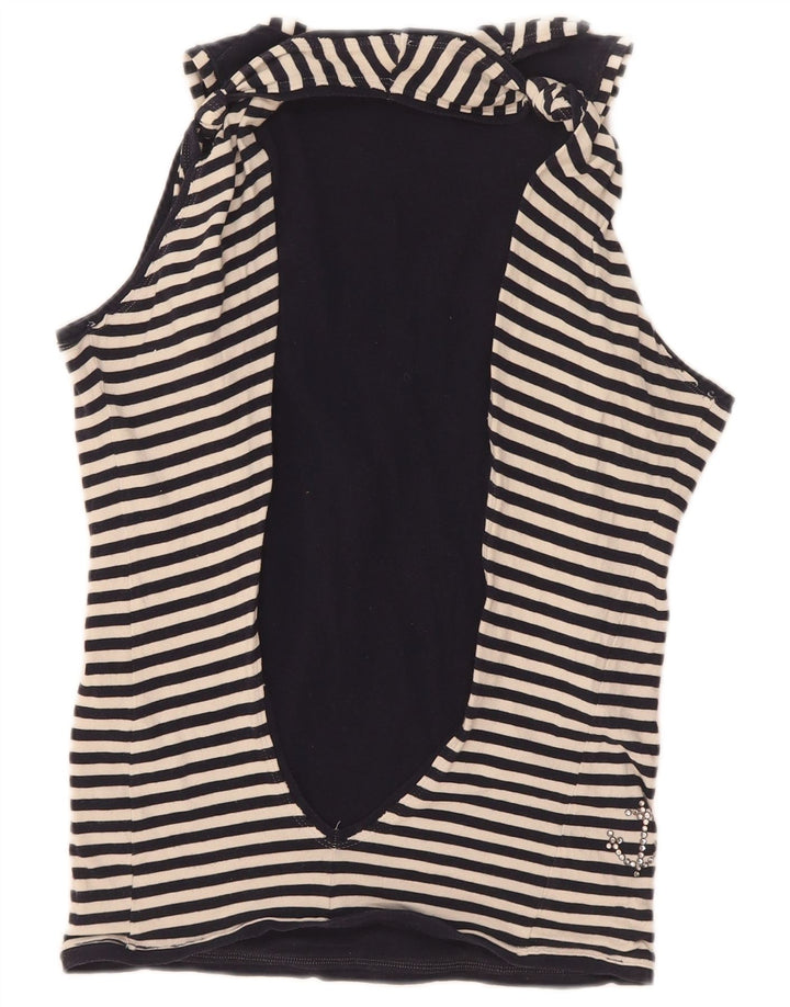 Max & Co. Top sin mangas para mujer UK 40 Mediano Rayas negras