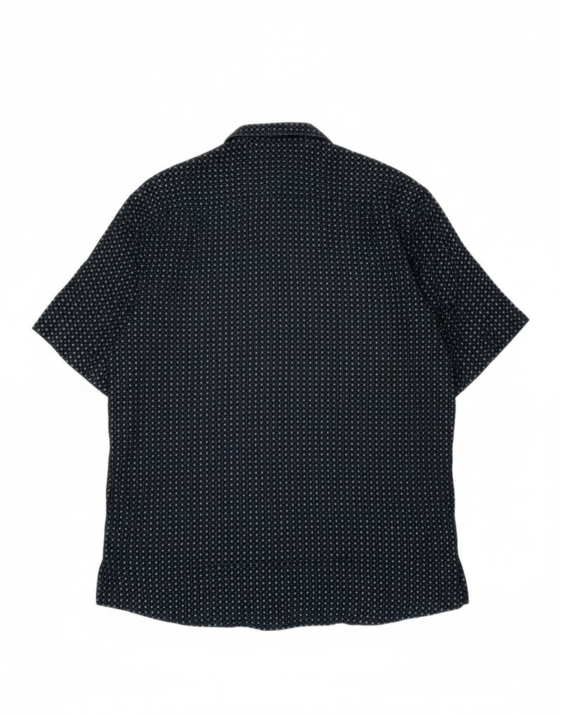 TOM TAILOR Mens Short Sleeve Shirt XL Navy Blue Spotted Cotton Vintage Tom Tailor and Second-Hand Tom Tailor from Messina Hembry 