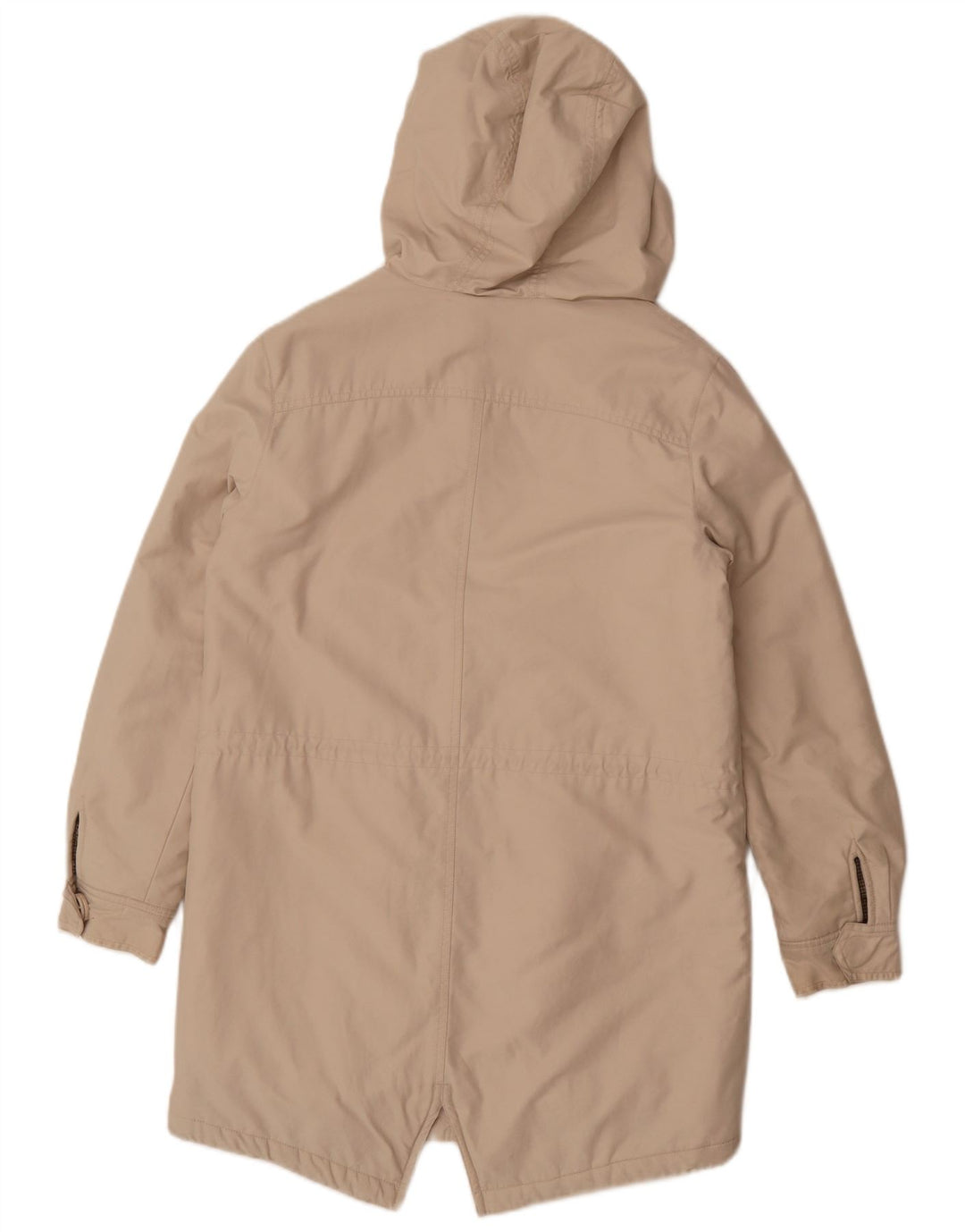Hobbs Parka extragrande para mujer, talla 8, algodón beige pequeño