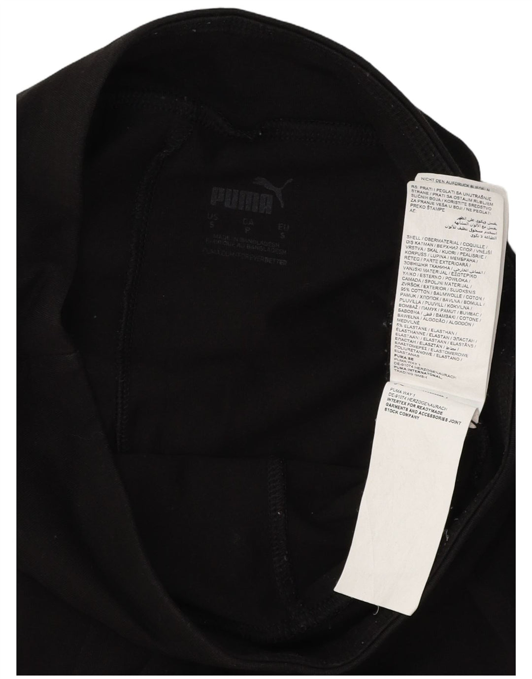 PUMA Leggings gráficos para mujer UK 10 Small Black Cotton