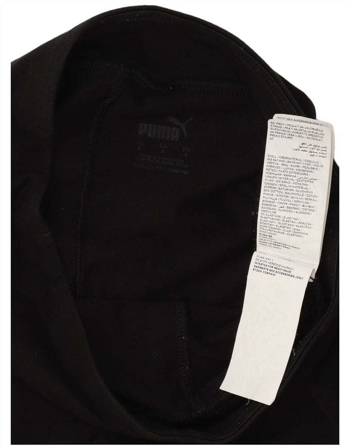 PUMA Leggings gráficos para mujer UK 10 Small Black Cotton
