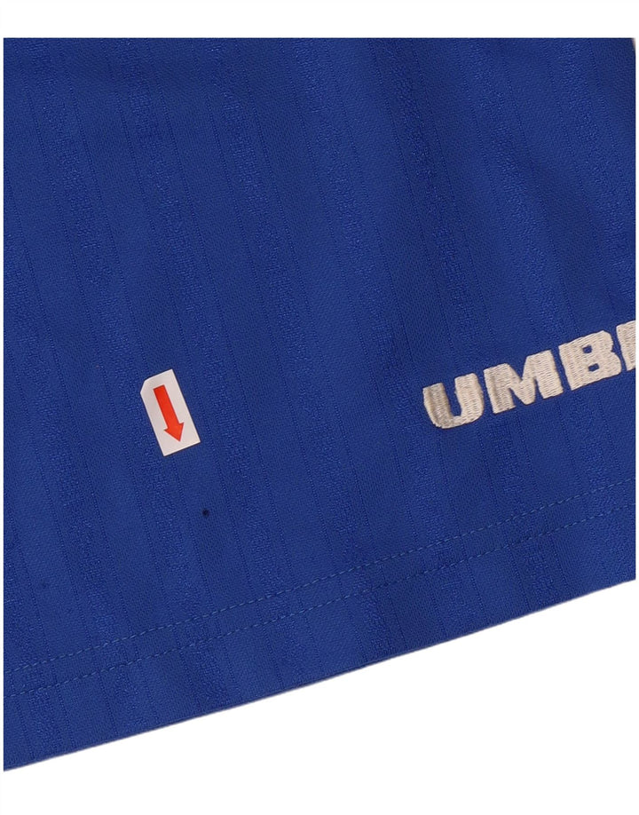 UMBRO Pantalones cortos deportivos para hombre poliéster azul grande