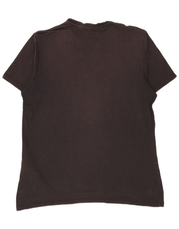 LEVI'S Camiseta gráfica para hombre Top grande de algodón negro