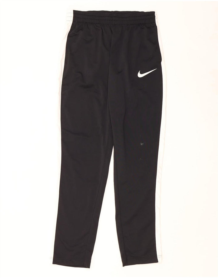 NIKE Hombre Pantalones de chándal Medium Black Colourblock Poliéster