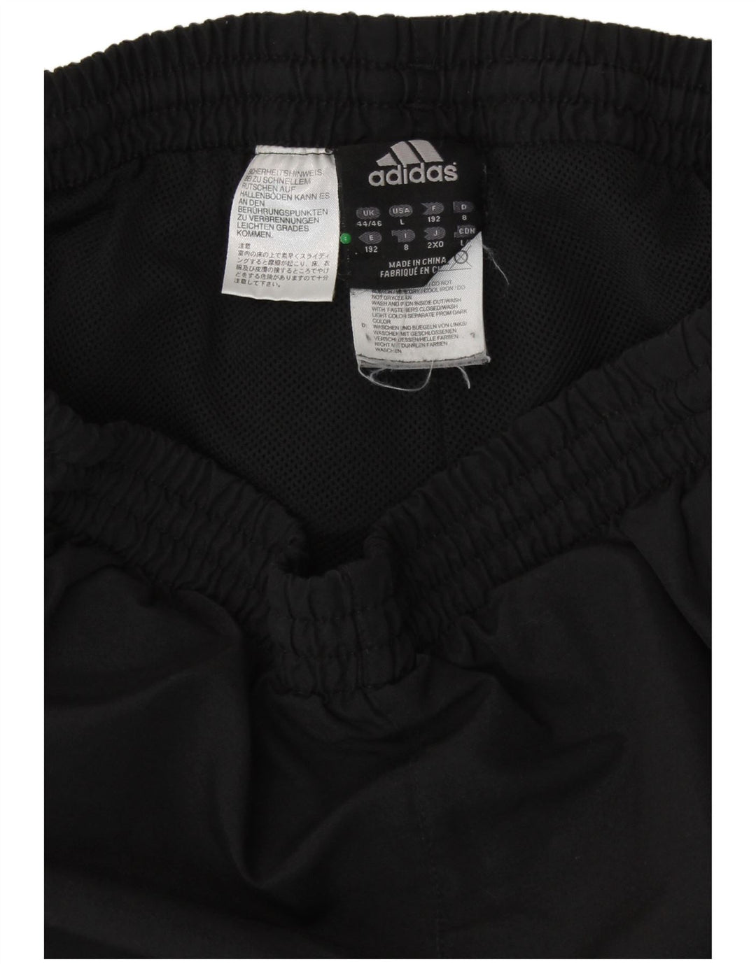 ADIDAS Pantalones de chándal para hombre Joggers UK 44/46 Large Black Colourblock