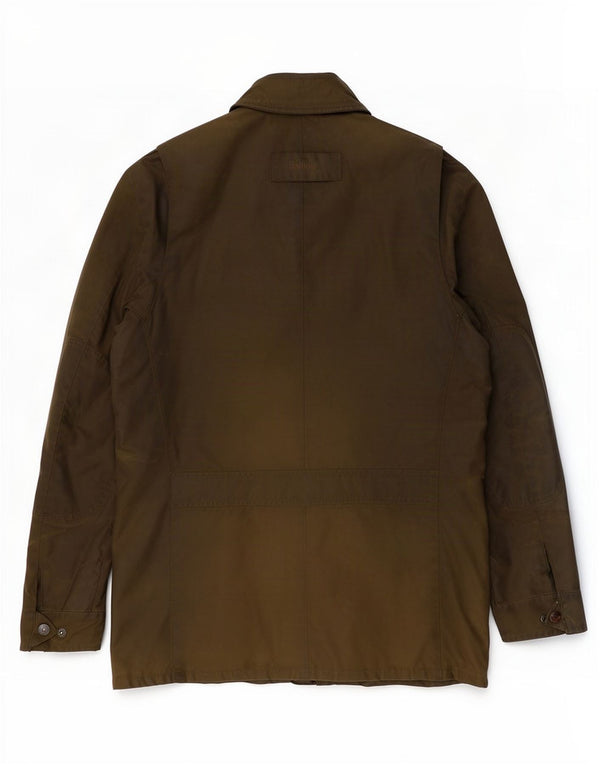 Barbour Chaqueta de algodón encerado para hombre Reino Unido 38 Caqui mediano