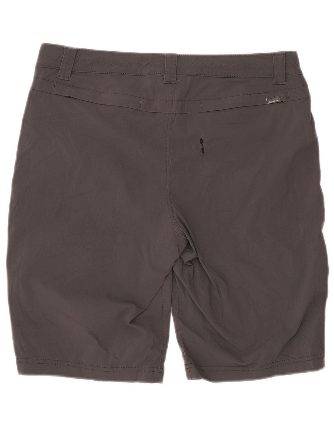 Eddie Bauer Pantalones cortos de senderismo para mujer US 10 Large W32 Nylon gris