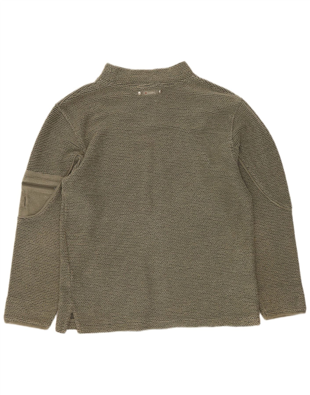 Weird Fish Hombre Sudadera Jumper Small Caqui Algodón